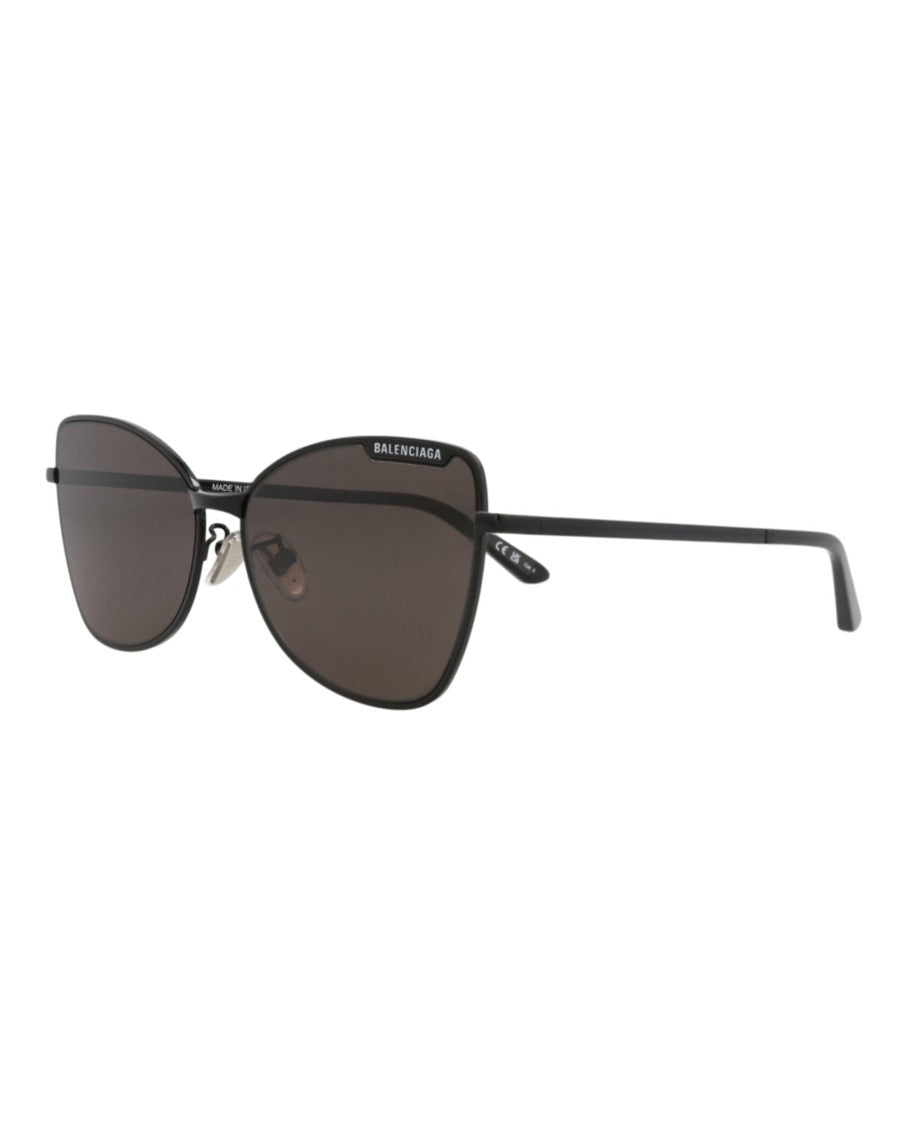 Balenciaga Cat Eye-Frame Metal Sunglasses