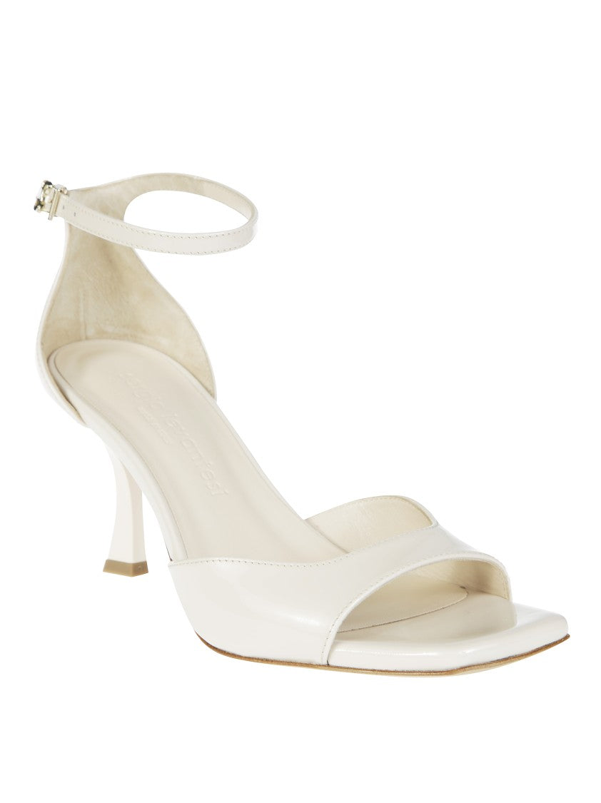 Sergio Levantesi High-Heeled Sandals With Glossy Finish