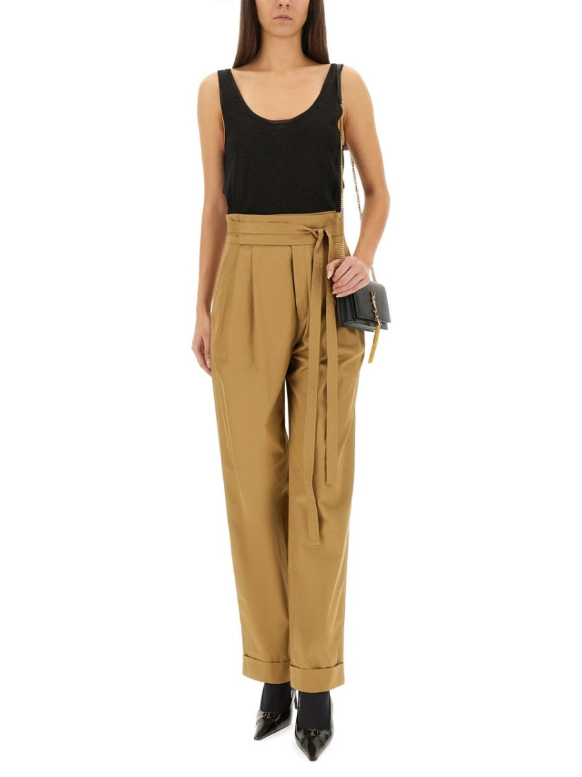 Saint Laurent Lurex Knit Tank Top