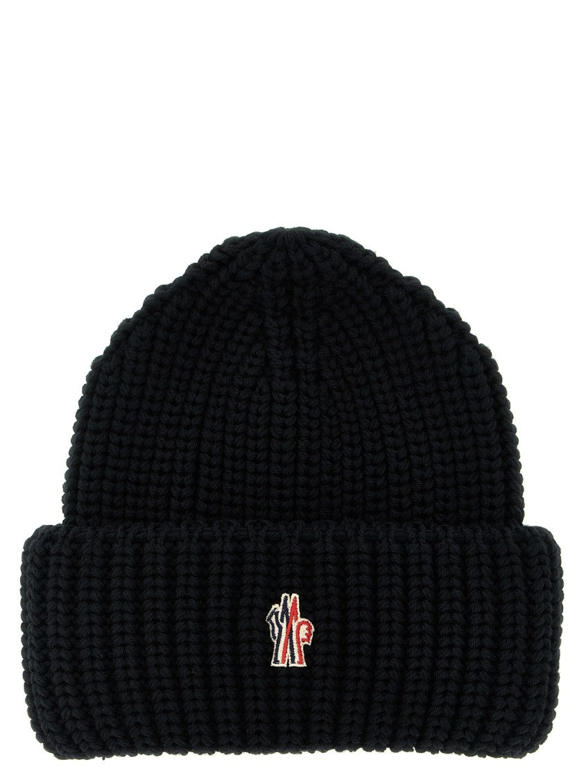 Moncler Grenoble Logo Patch Beanie