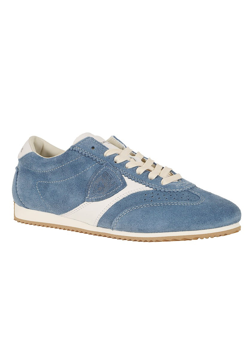Philippe Model Low-Profile Sneakers With Soft Suede Upper And Iconic Shield