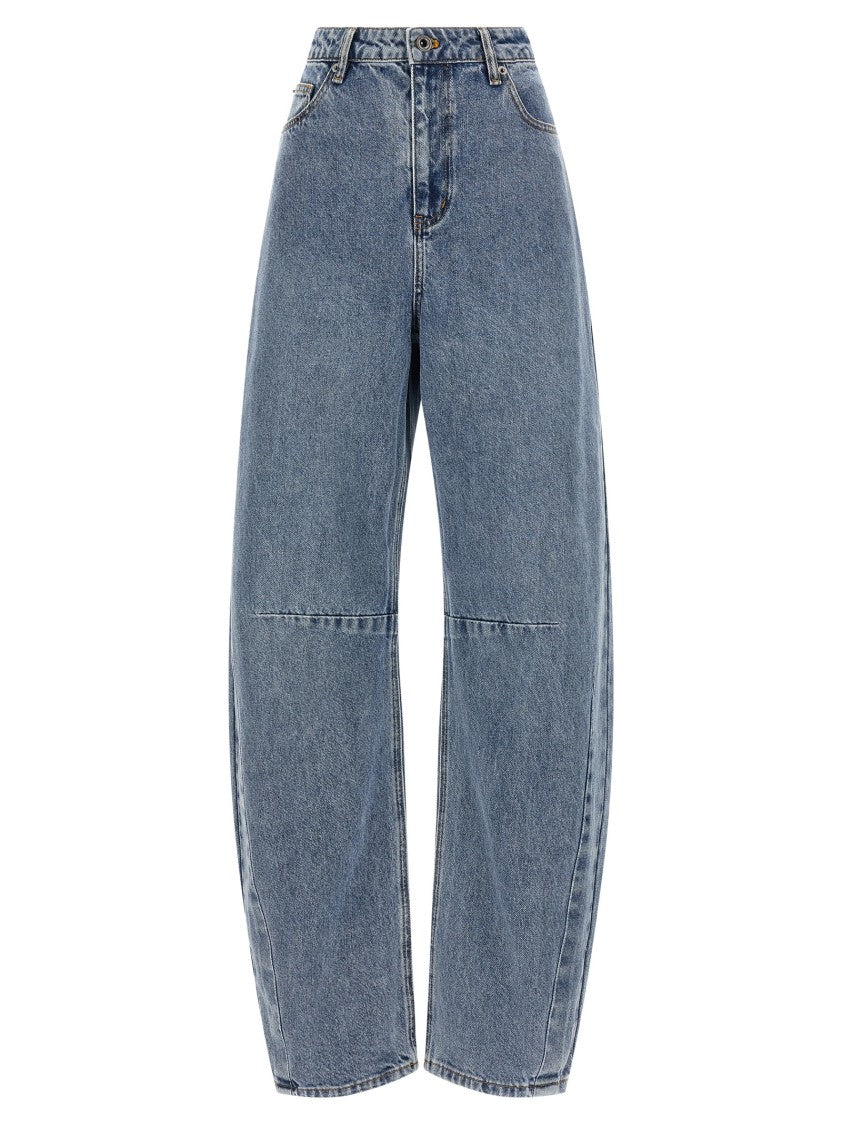 Self-Portrait 'Blue Barrel Leg' Jeans