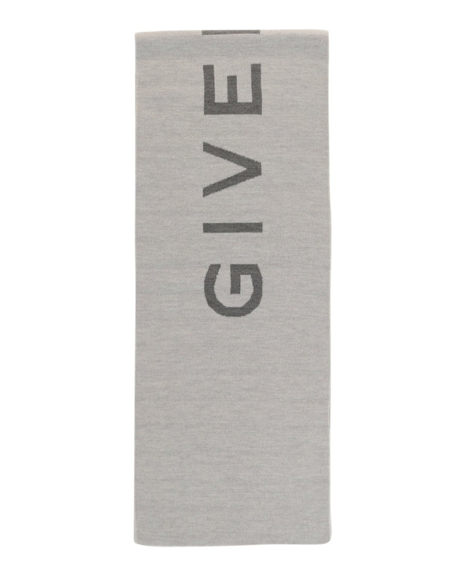 Givenchy Reversible Logo Wool Scarf