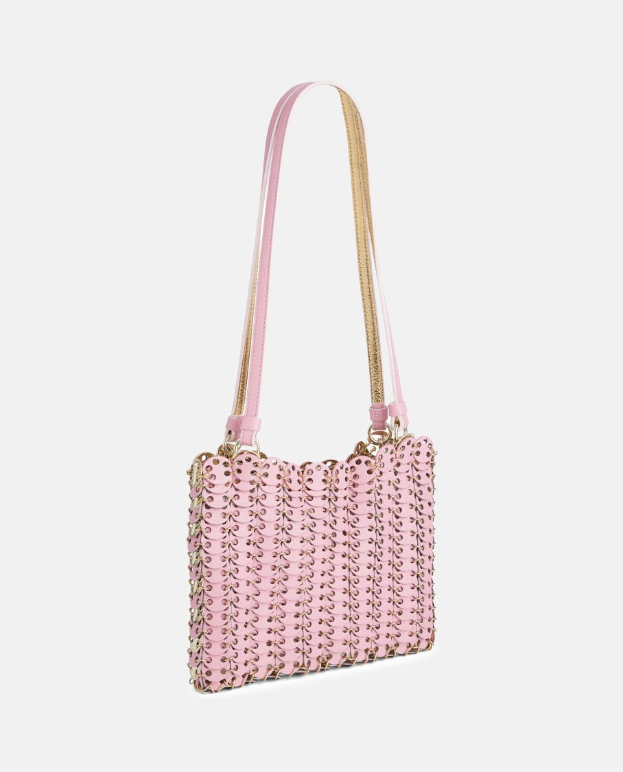 Rabanne Pink/Gold Structured Shopping Bag