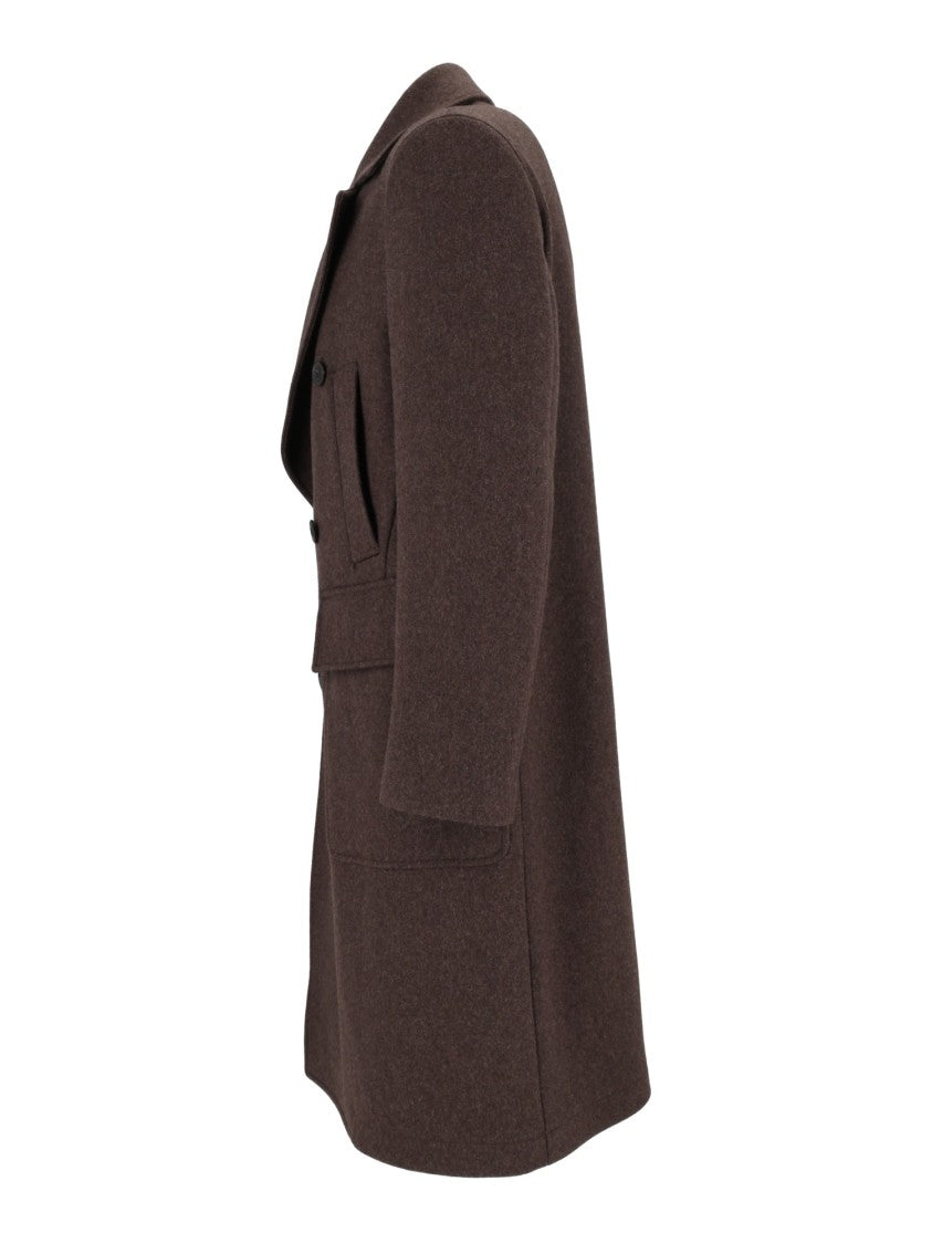 Brando-Lubiam Double-Breasted Structured Lapel Coat