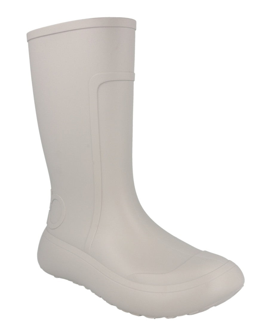 Ferragamo Gancini Mid-Calf Rainboots With Signature Design