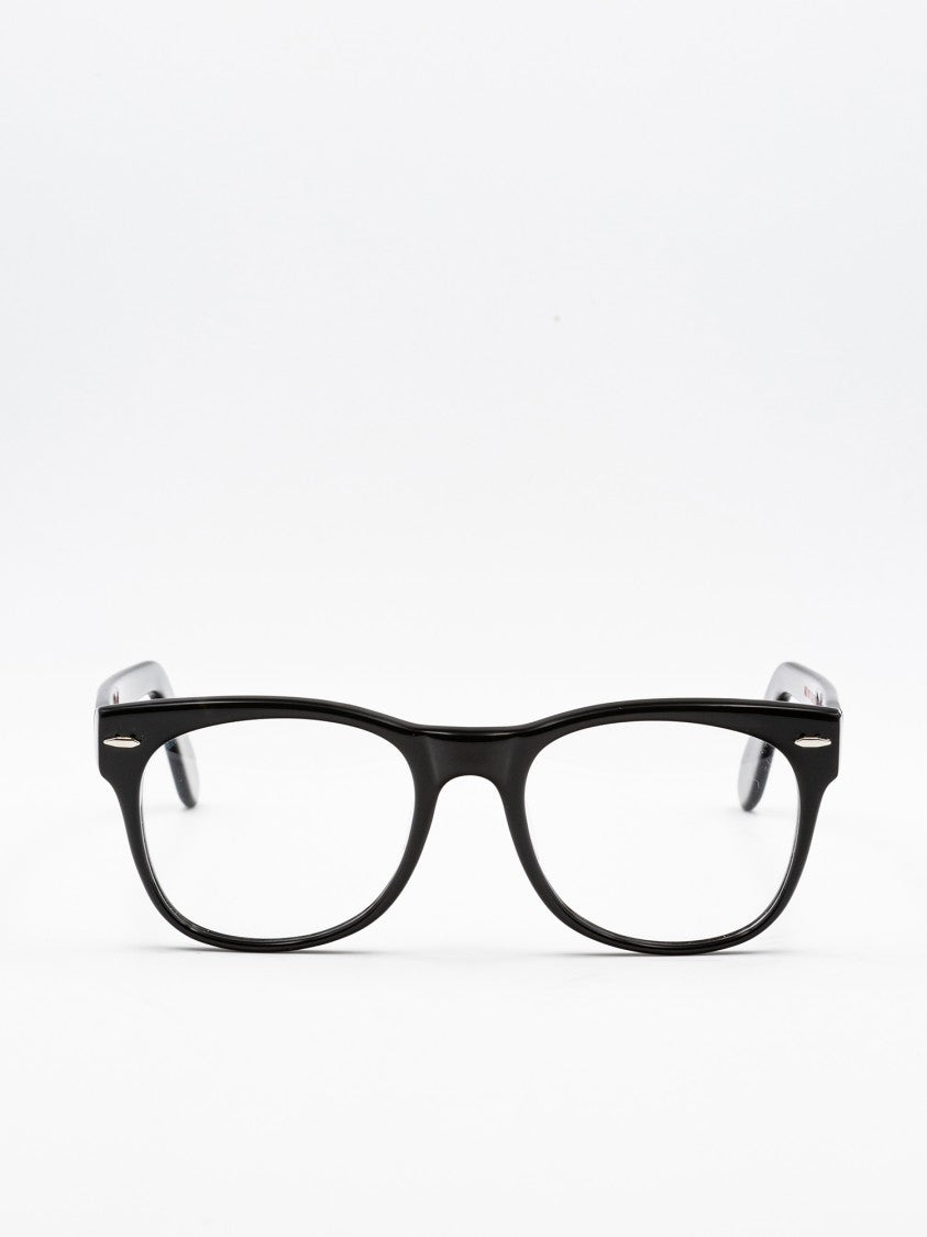 Moli@Limo Black Acetate And Celluloid Optical Frames With Bold Design