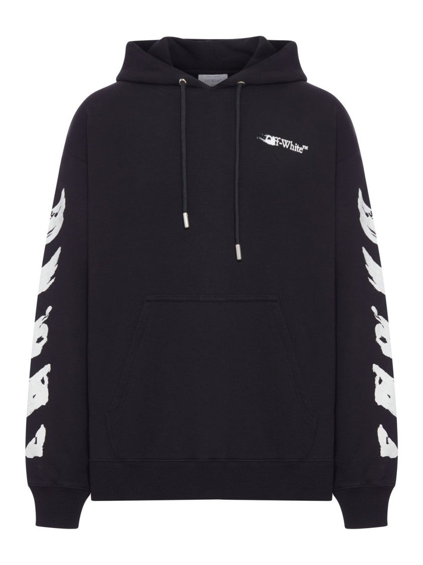 Off-White Classic Black Knit Sweater With Timeless Appeal