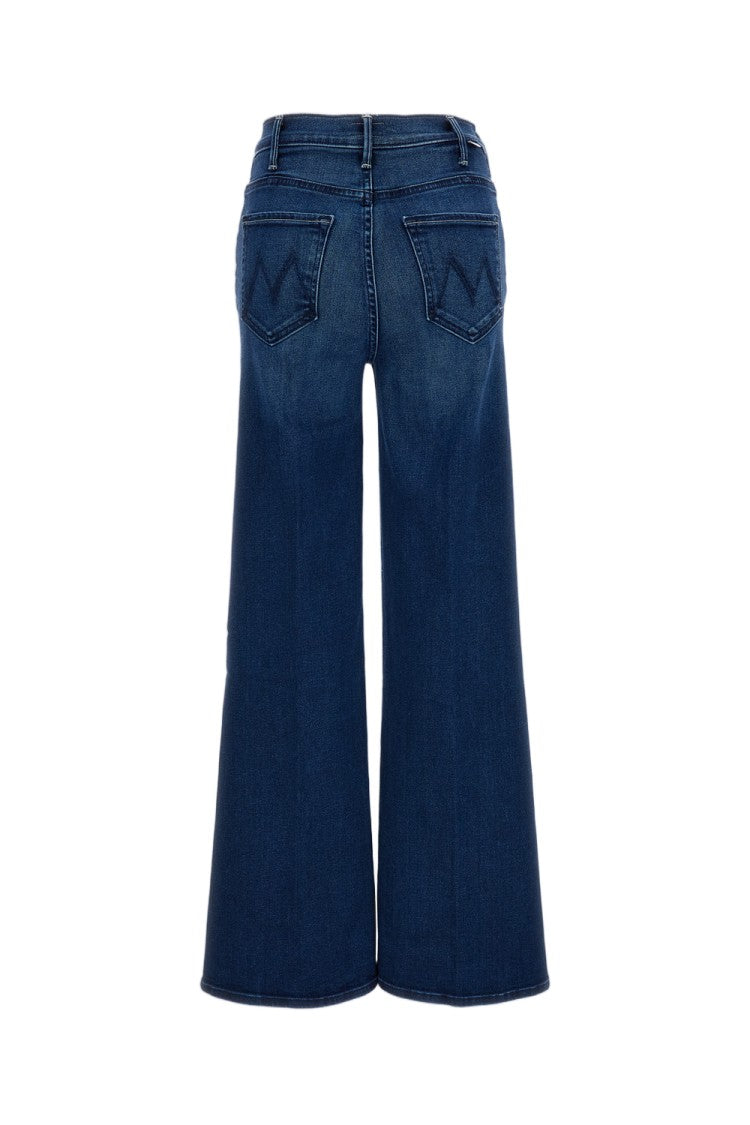 Mother Blue The Hustler Roller Stretch Jeans