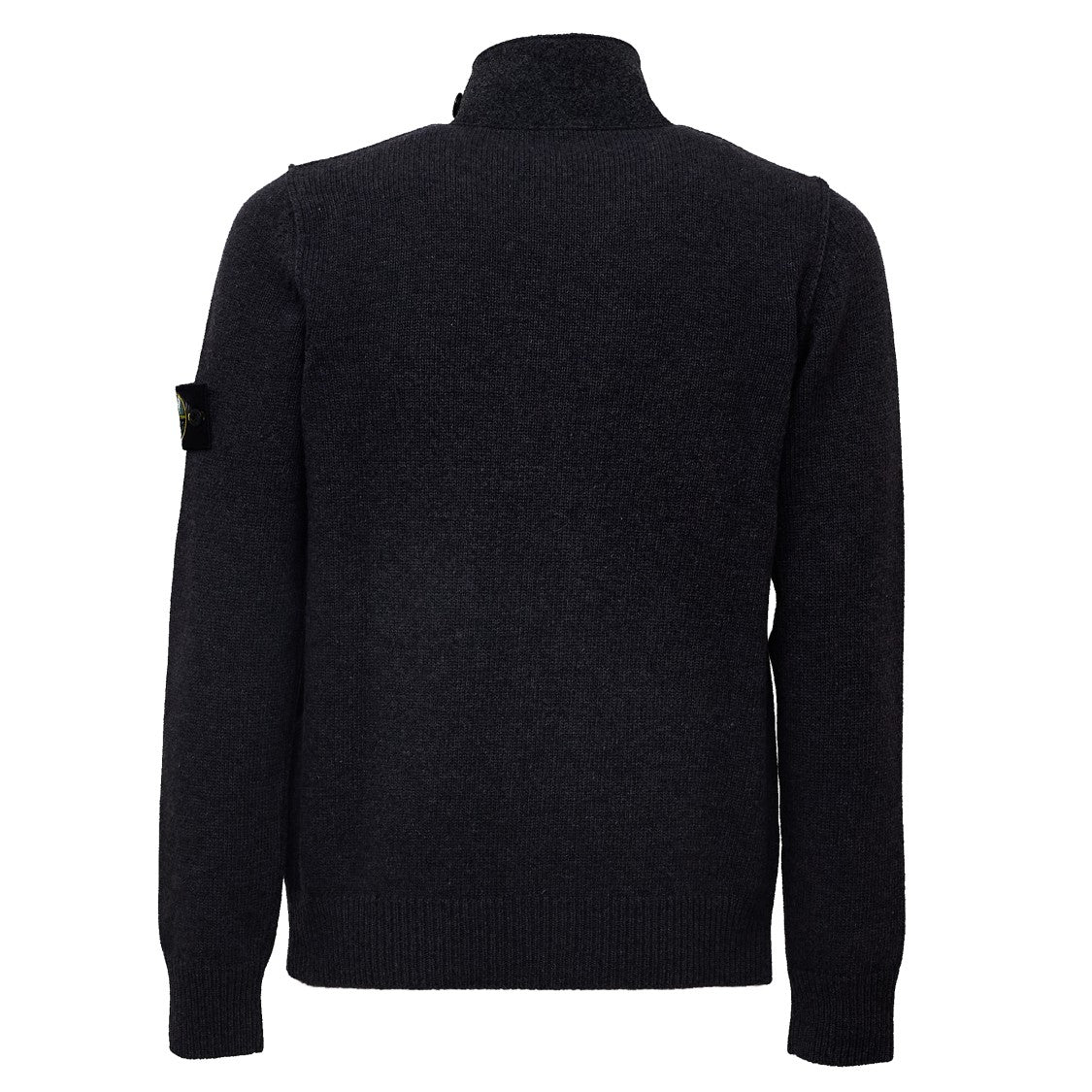 Stone Island Lambswool-Blend Collared Cardigan