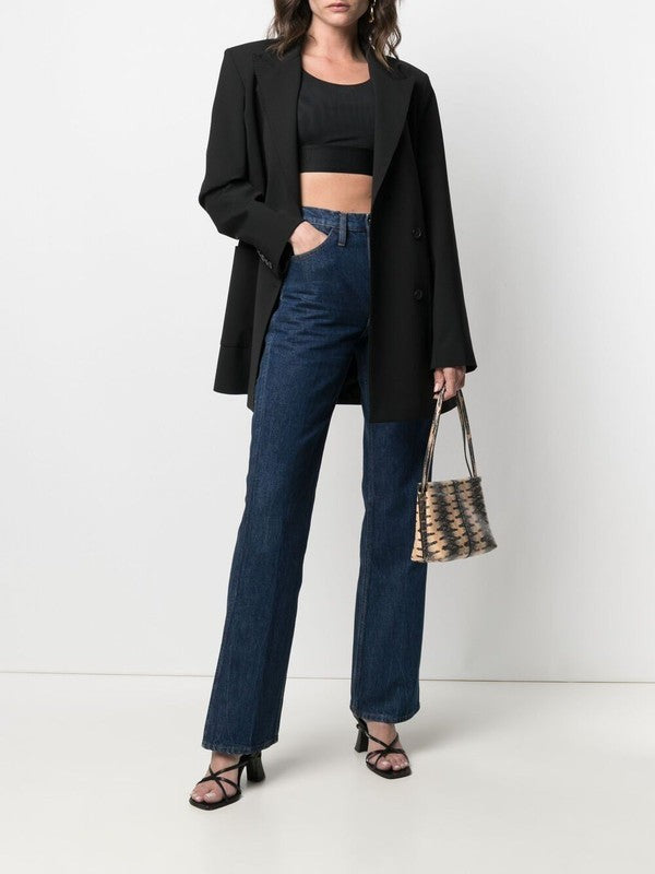 Frame Le Italien Straight Denim Jeans