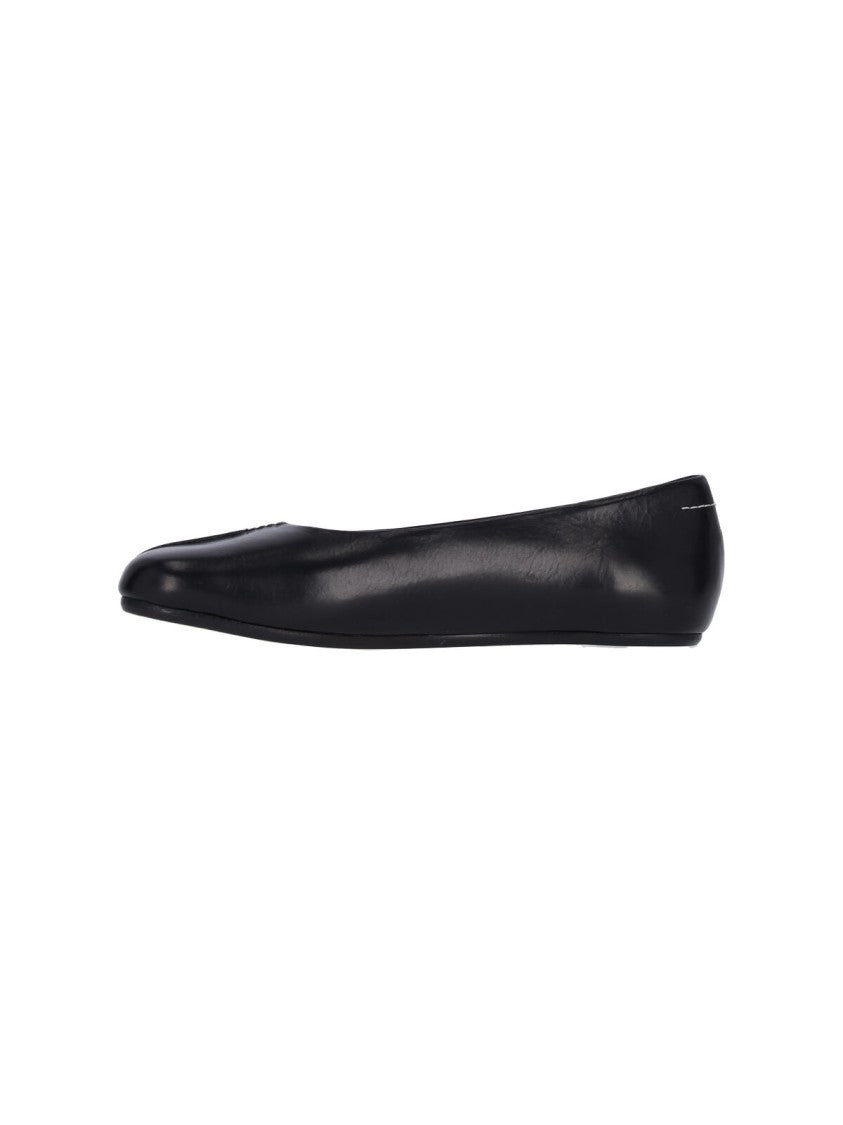 Mm6 By Maison Margiela "Stitch-Out" Ballerinas Black