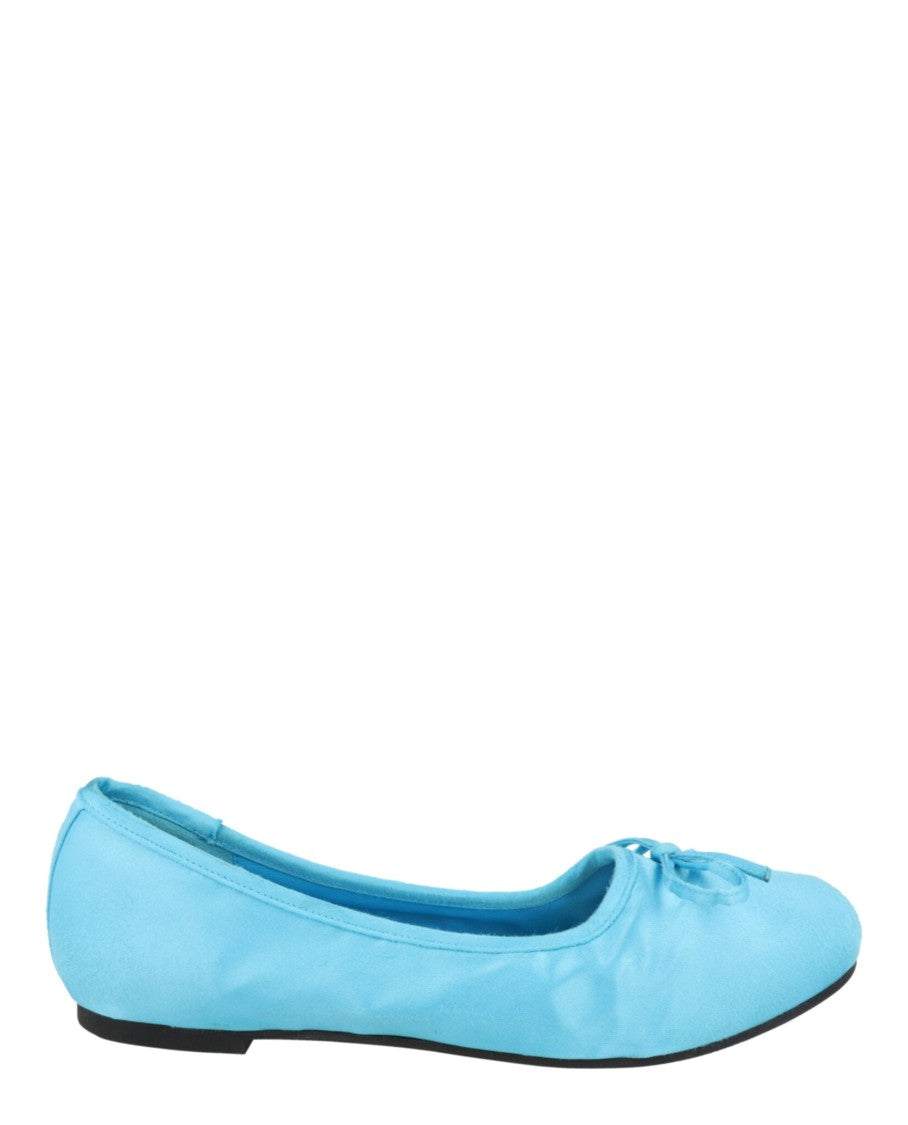 Balenciaga Distressed Satin Ballet Flats With Bow Detail And Block Heel
