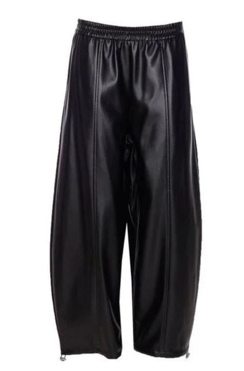 Pinko Voluminous Black Trousers