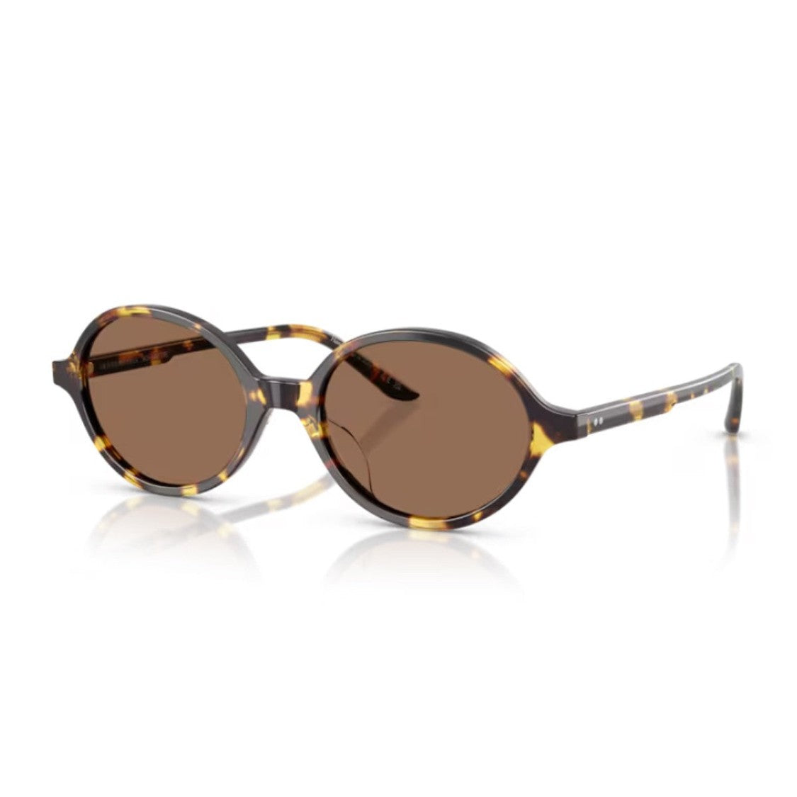 Oliver Peoples Havana Collezione Khaite Ov5574su-2000C Acetate Oval Sunglasses
