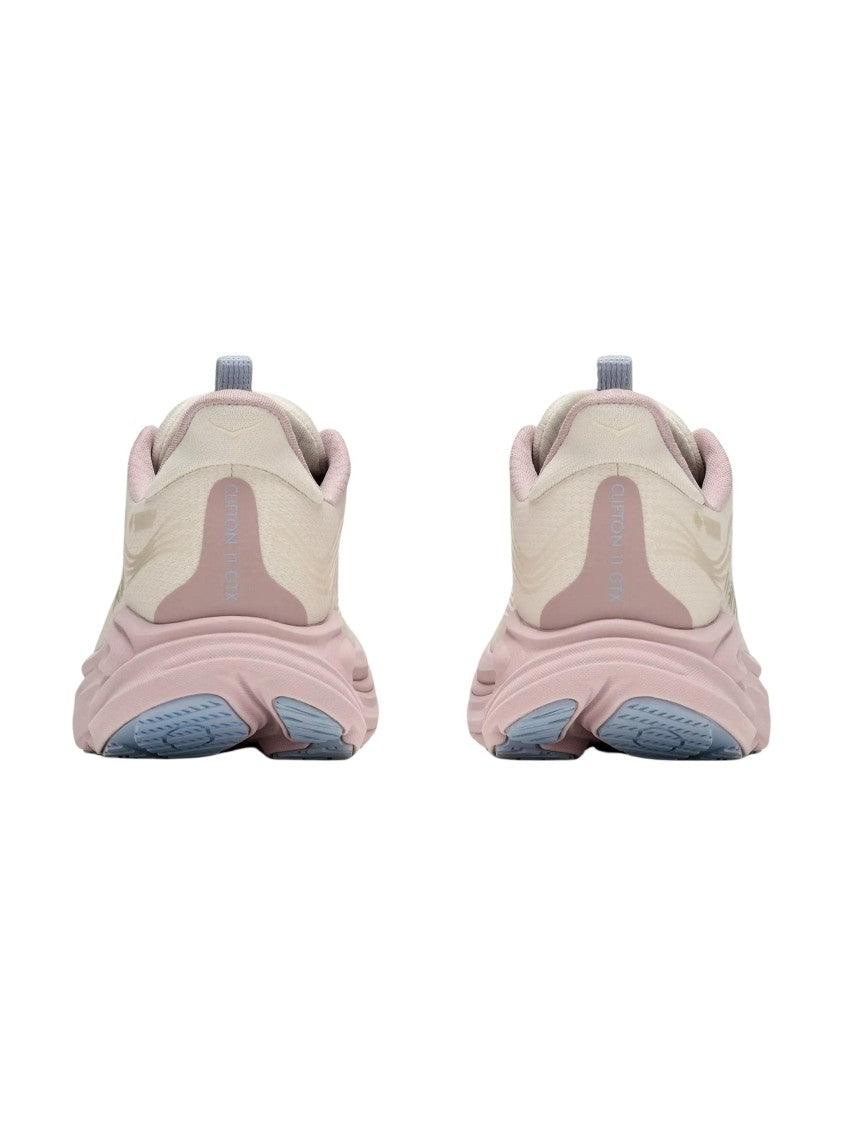 Hoka Streamlined Light Beige Sneakers With Quick-Lace System