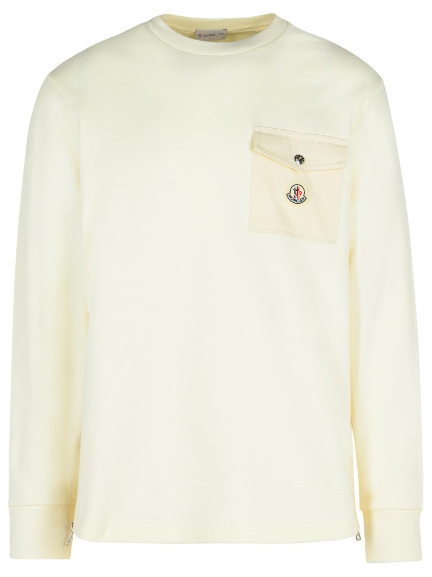 Moncler Beige Cotton Sweatshirt