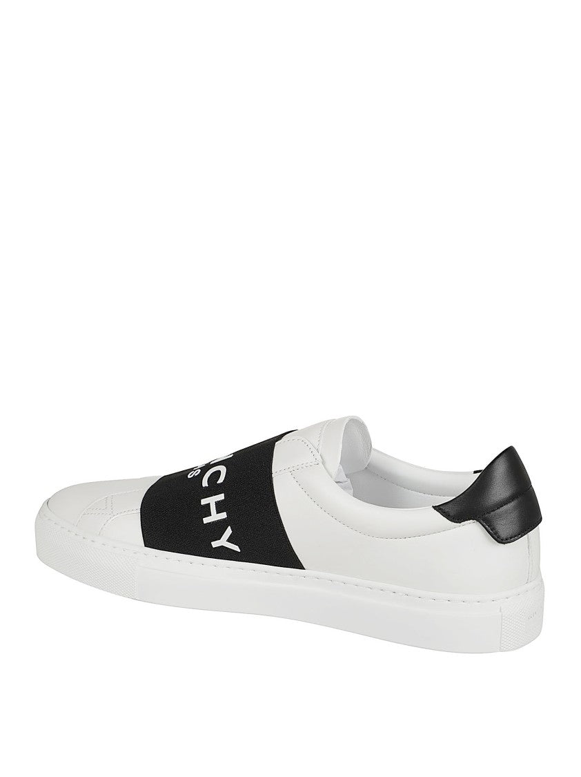 Givenchy White Leather Slip-On Sneakers