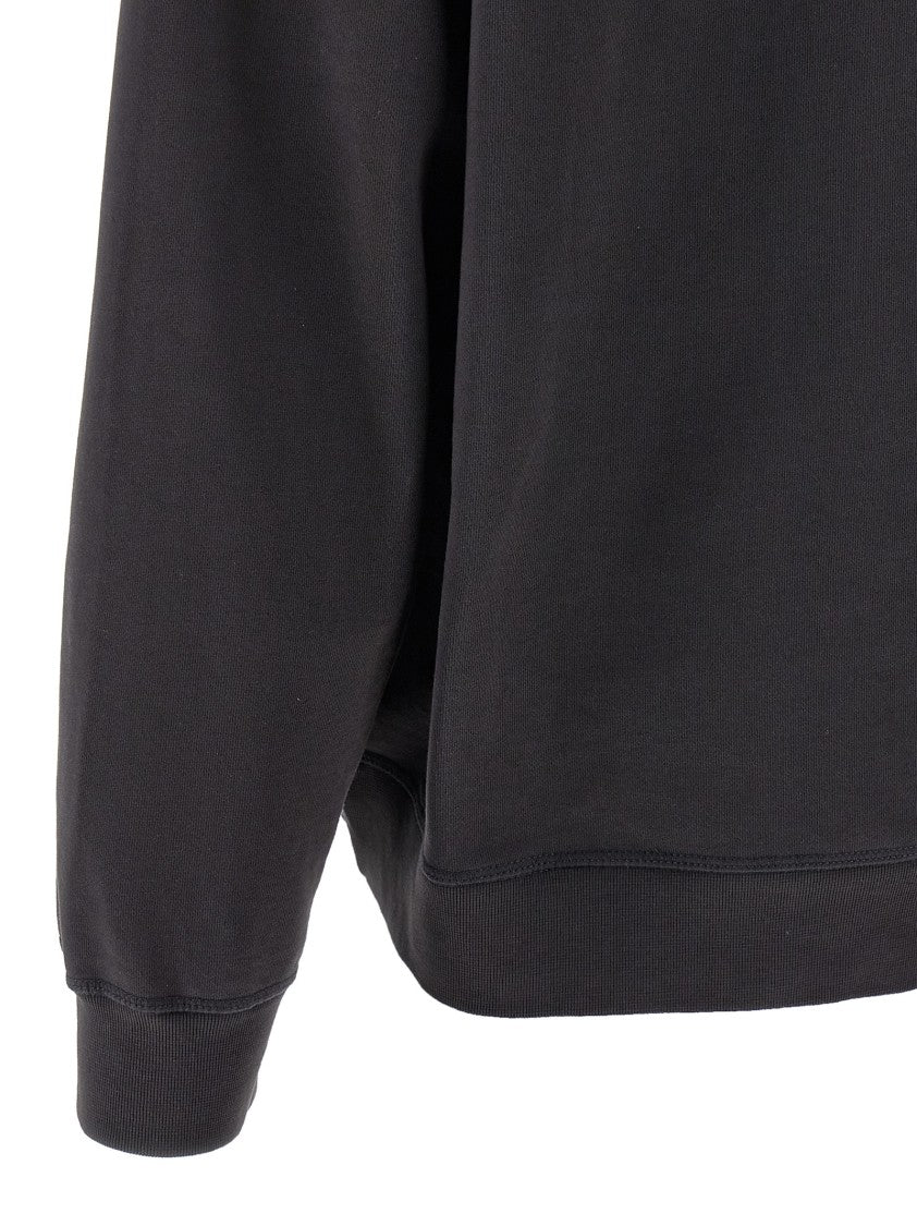 Ganni Grey Animal Print' Hoodie