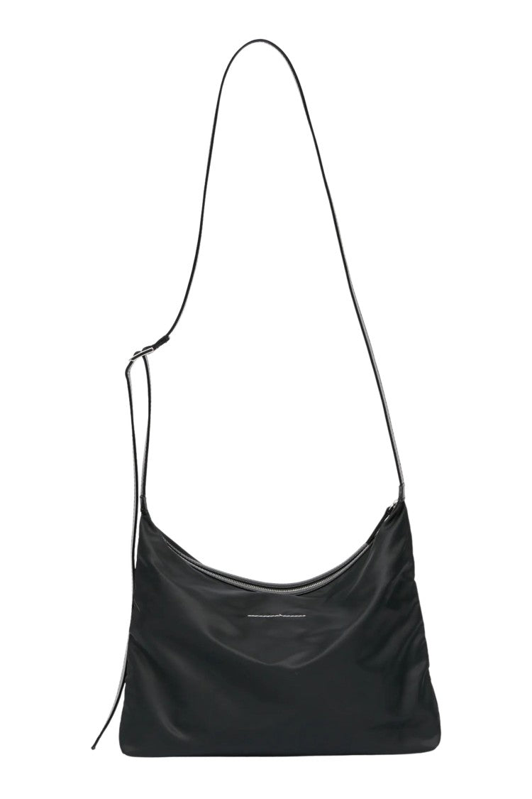 Mm6 By Maison Margiela Compact Nylon Crossbody Bag With Adjustable Strap