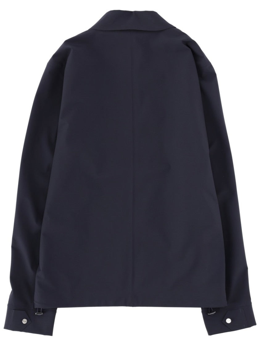 Herno Smooth Minimalist Chest Pocket Polyamide Jacket