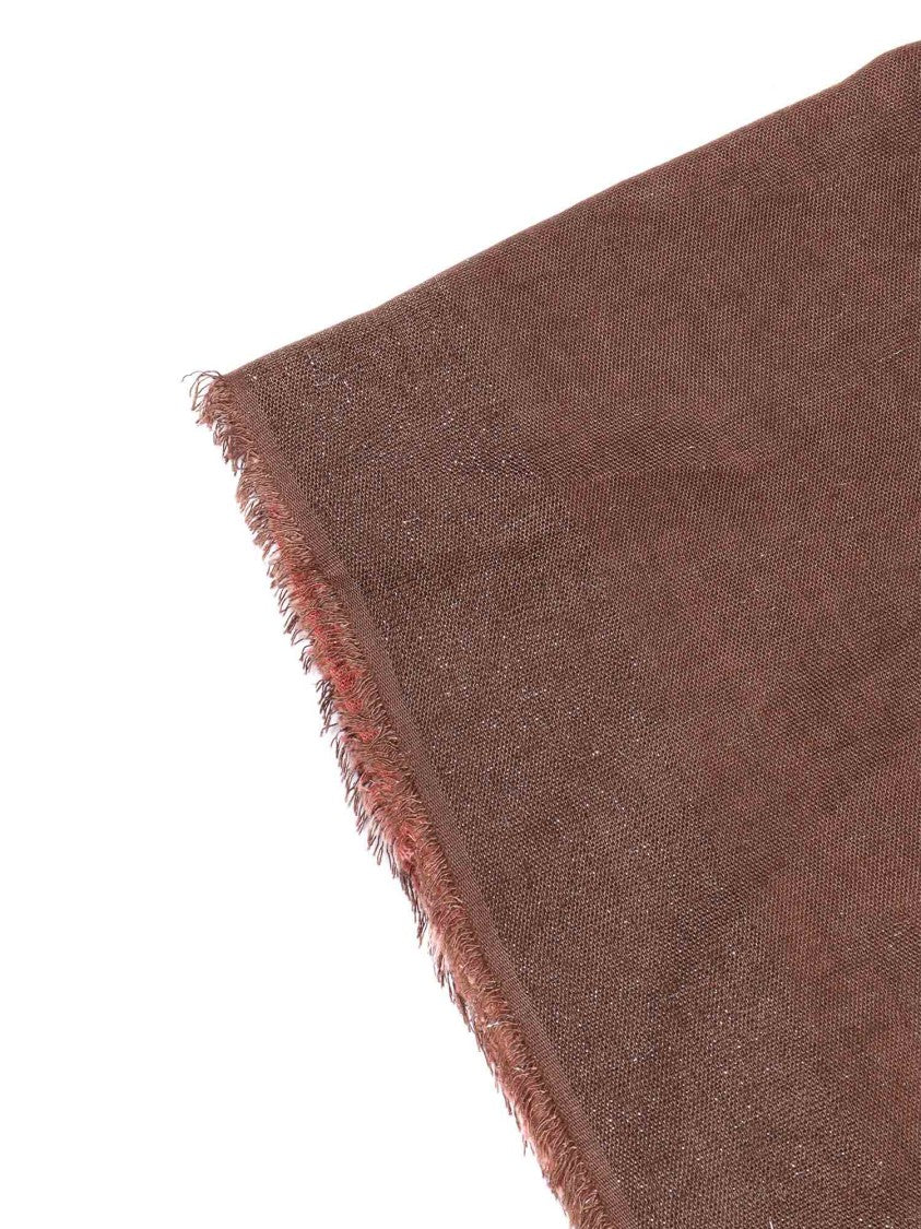 Faliero Sarti Rectangular Gradient Scarf With Delicate Fringed Edges