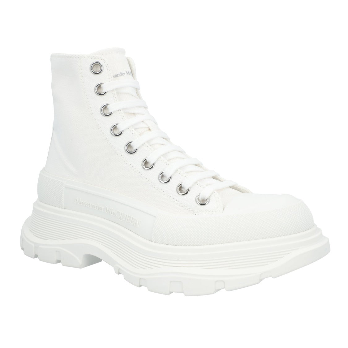 Alexander Mcqueen Tread Slick Boot In White