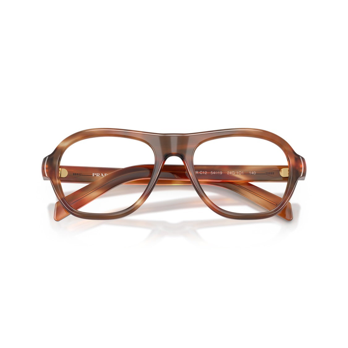 Prada 0Pr C12v Aviator-Inspired Tortoiseshell Acetate Sunglasses