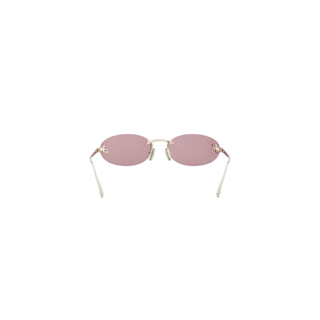 Fendi Fe4075us Oval-Shaped Sunglasses