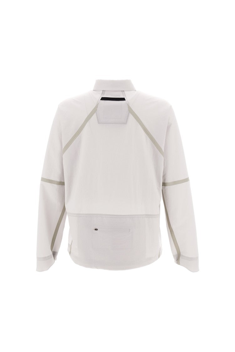 Herno Lightweight White Jersey Voile Crêpe Shirt