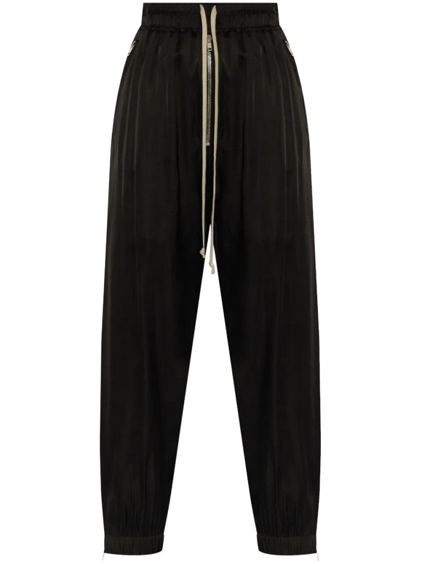 Rick Owens Relaxed Fit Trousers With Tapered Cuffs