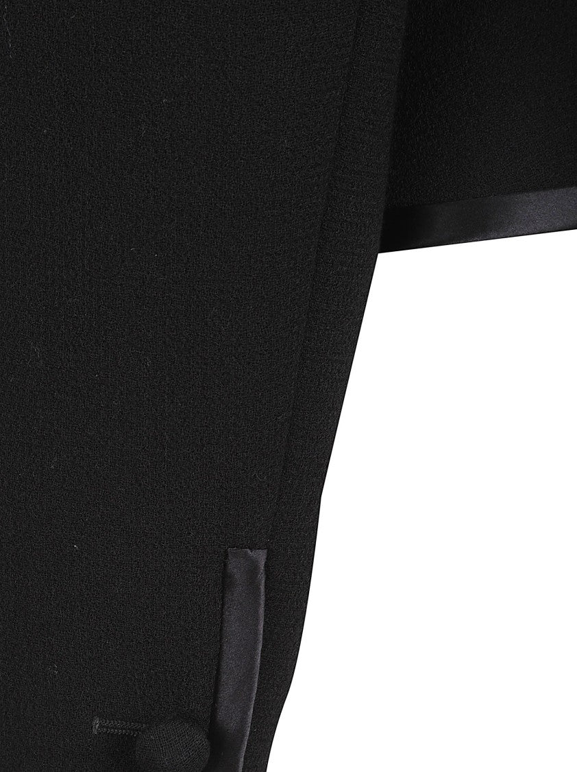 Valentino Garavani Tailored Cropped Jacket With Satin Trim