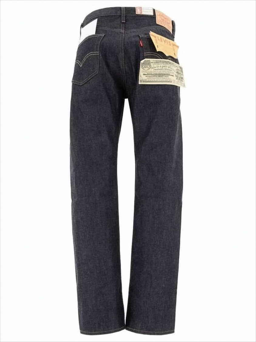 Levi's Straight-Leg Dark Indigo Denim Pants