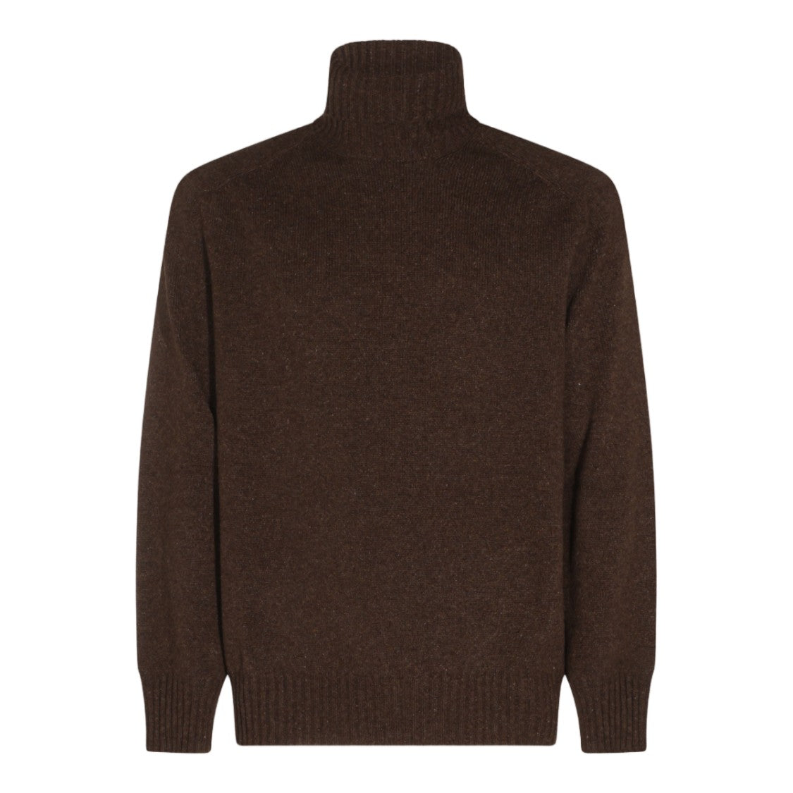 Malo High Turtleneck Sweater With Ribbed Details