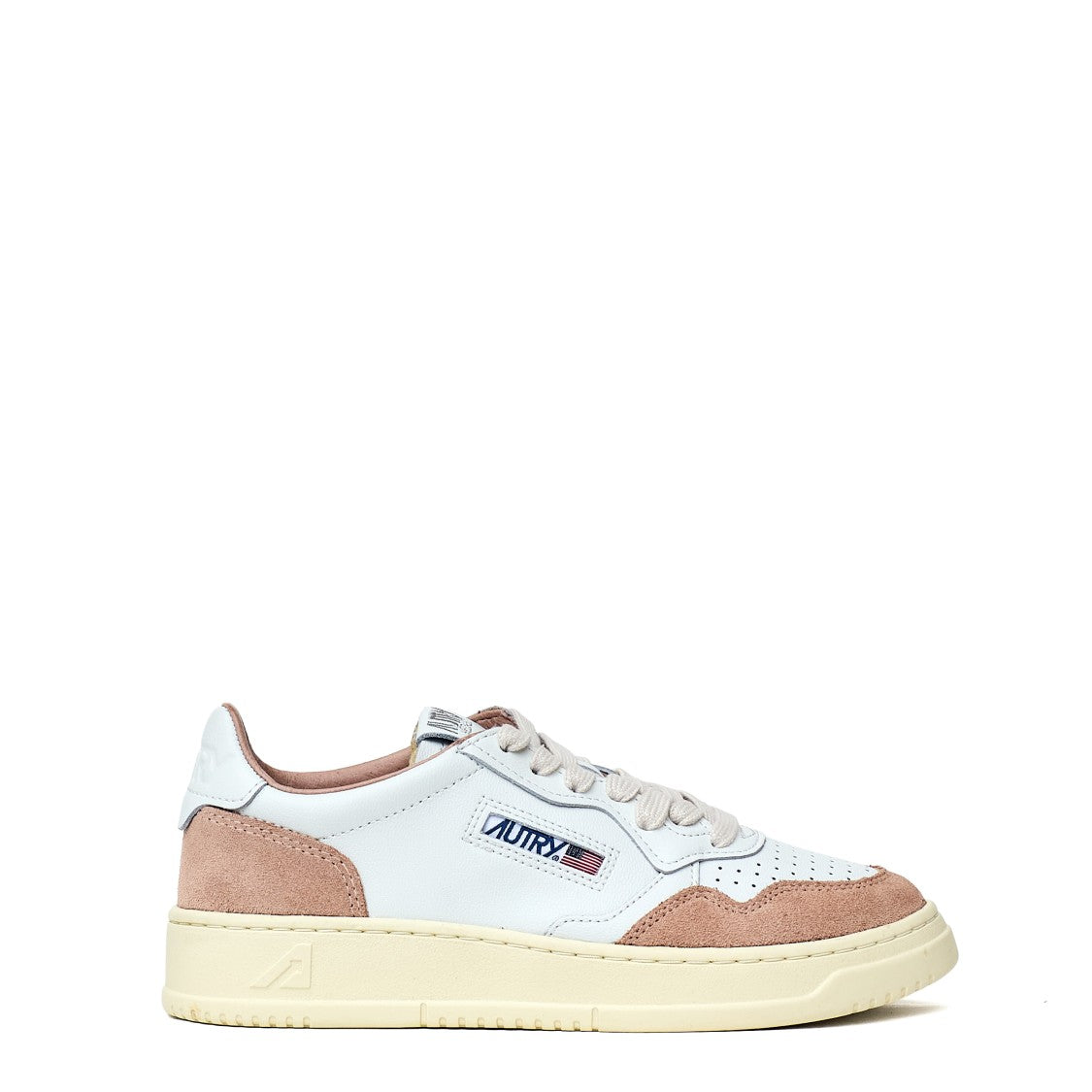 Autry White Phard Medalist Low Suede Sneakers