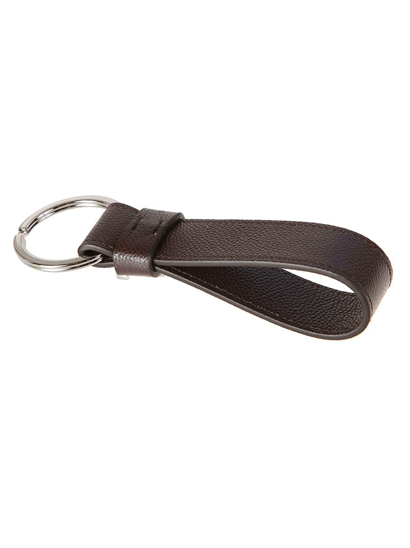 Tod's Tsy Textured Calf Leather Key Chain