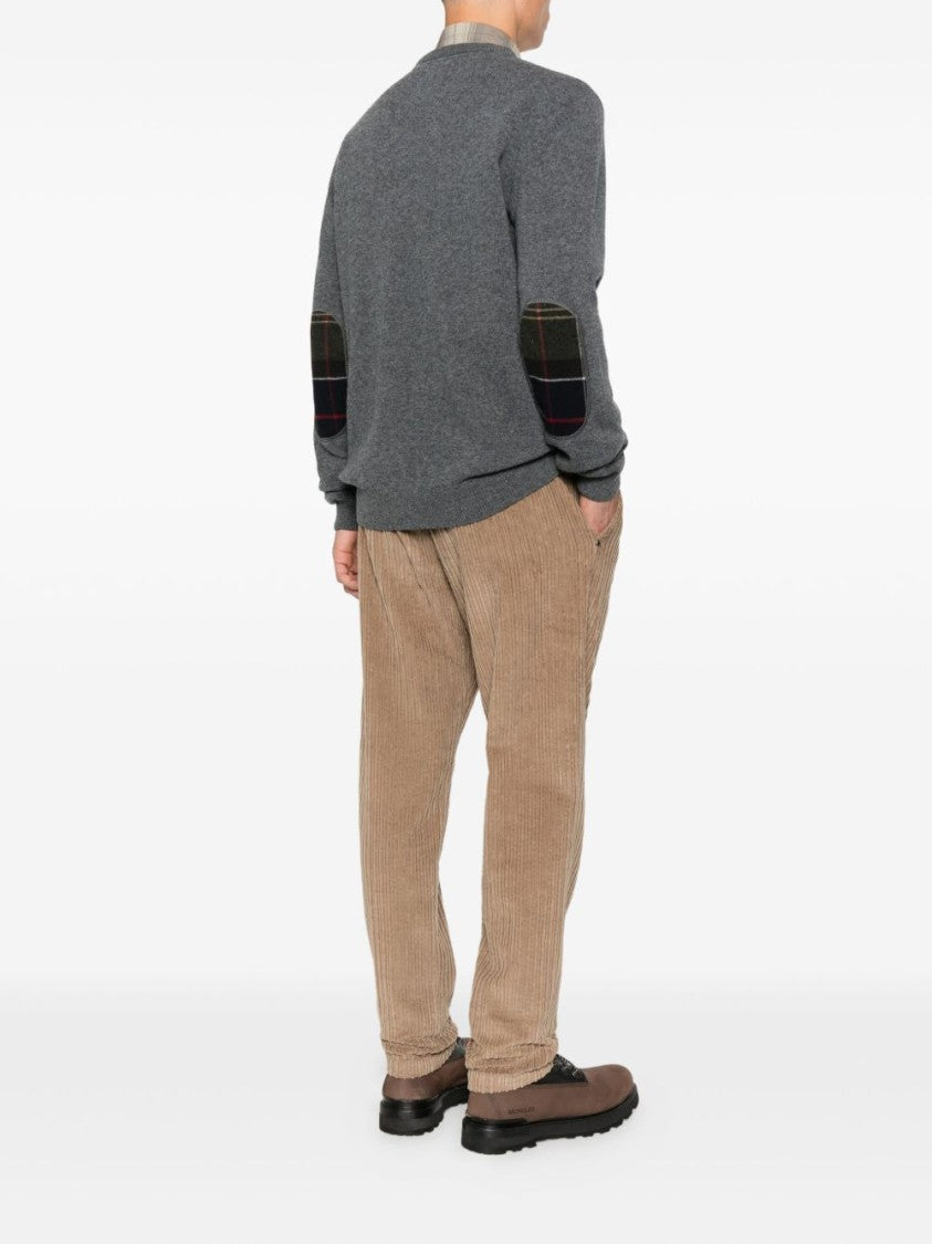 Barbour Classic Fit Grey Wool Sweater