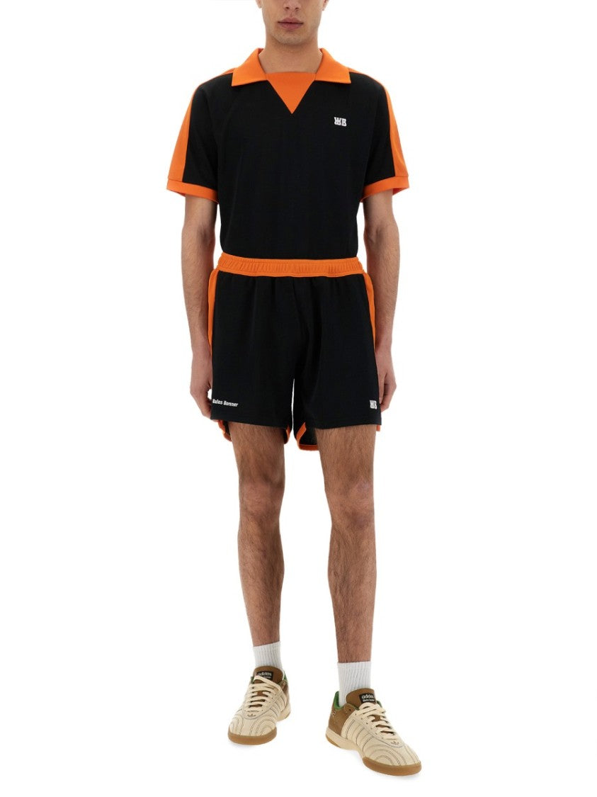Wales Bonner Contrast Panel Jersey Shorts