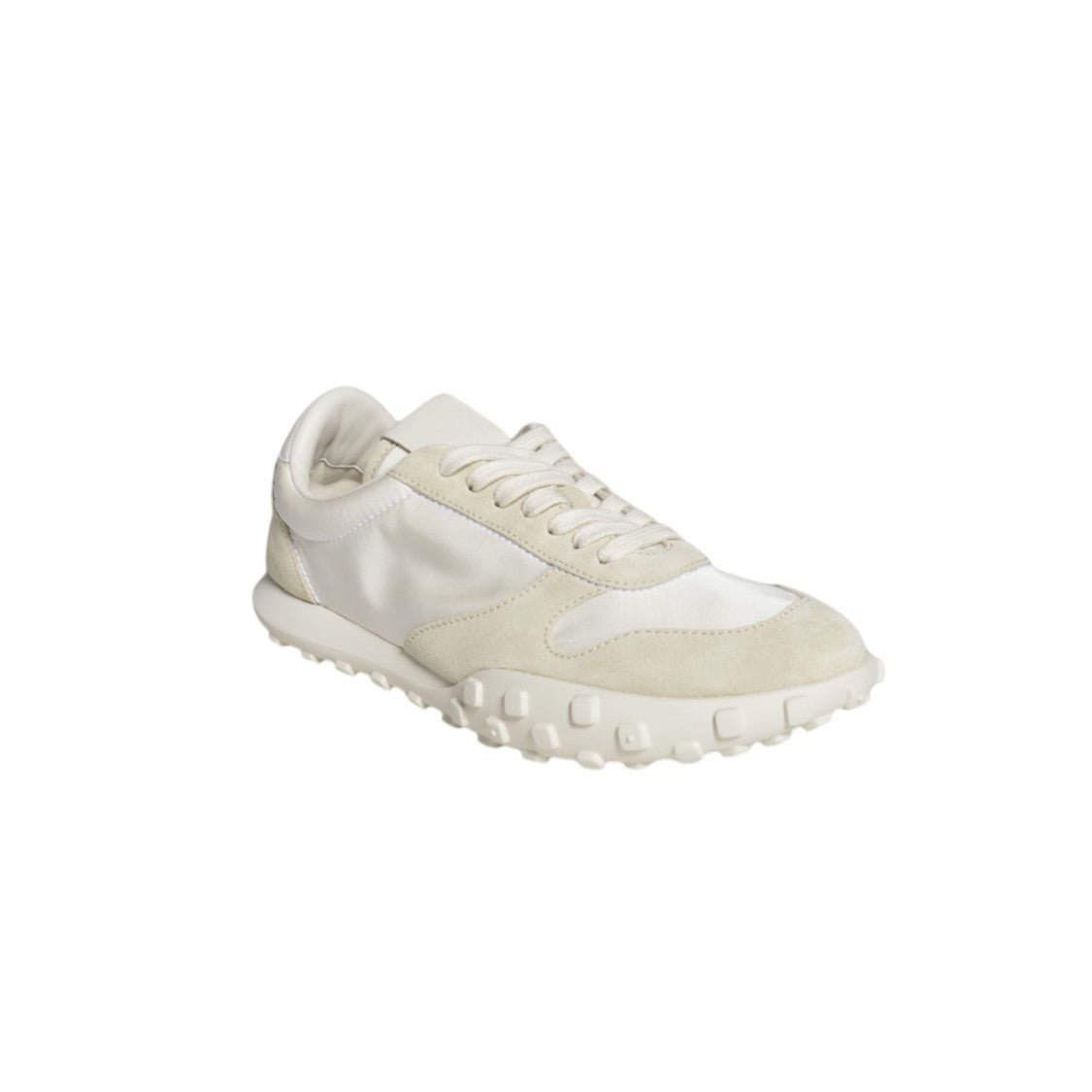Jil Sander Moon Sneakers In Nylon And Suede Cream