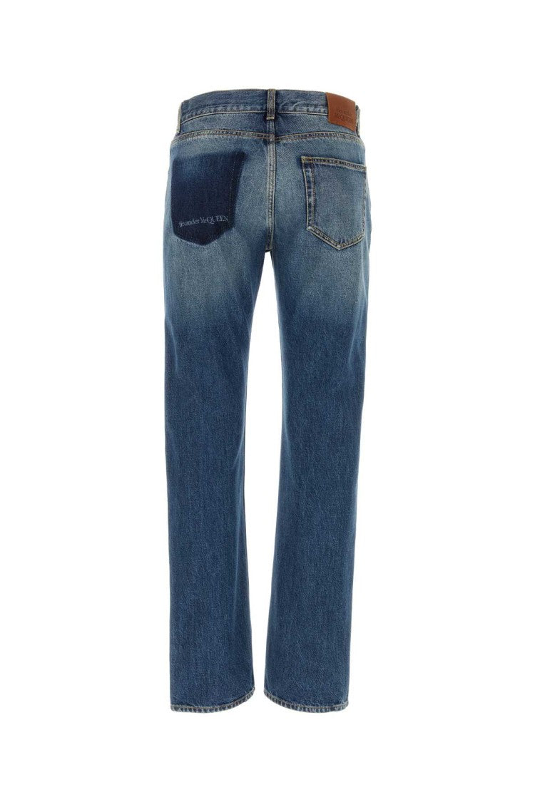 Alexander Mcqueen Classic Straight-Leg Denim Jeans