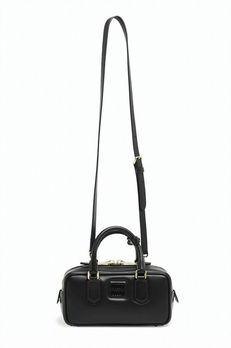Miu Miu Rectangular Calf Leather Tote Bag