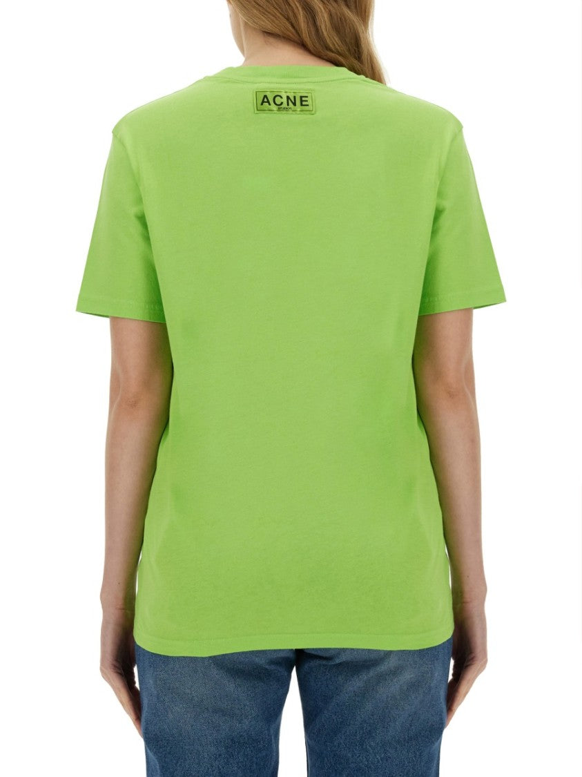 Acne Studios Short-Sleeved T-Shirt With Bold Graphic Print