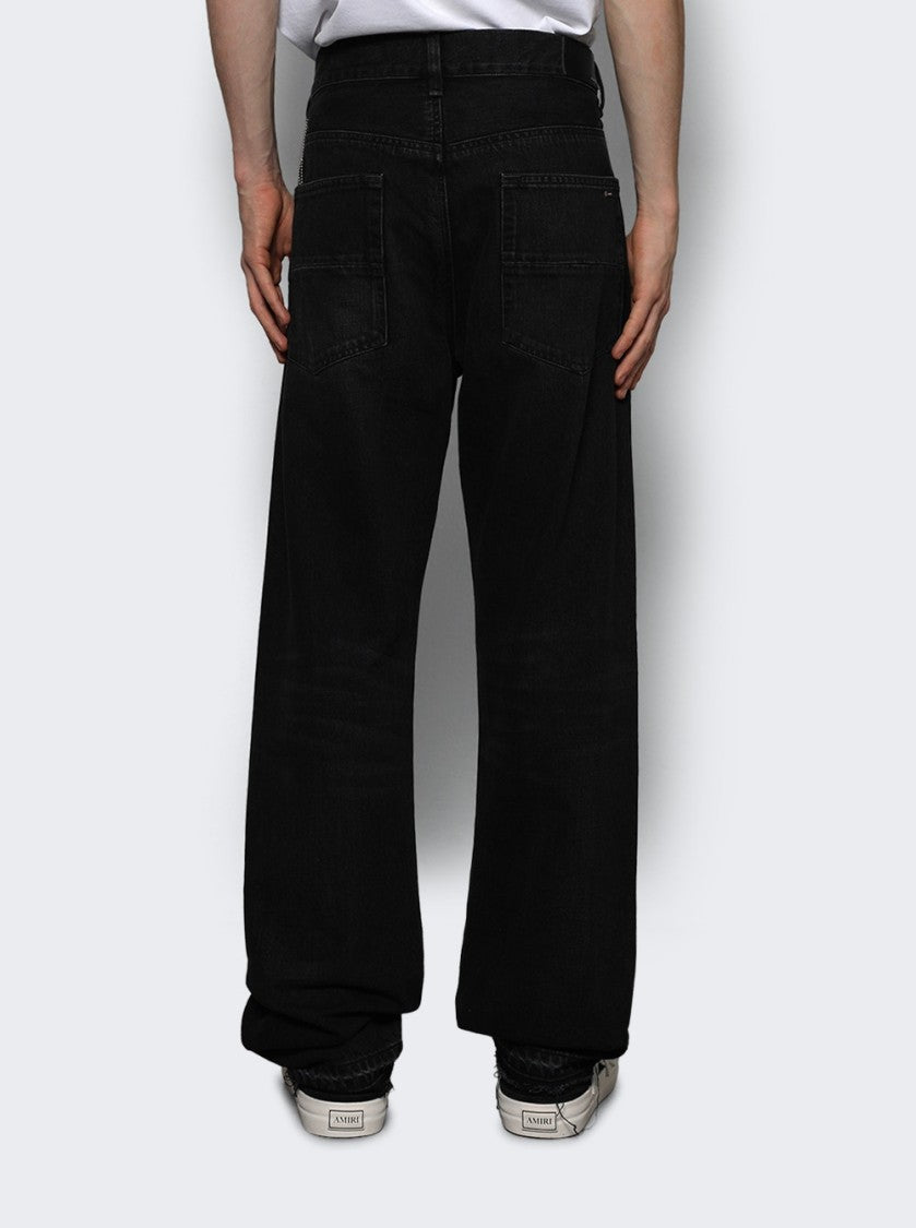 Amiri Released Hem Straight Jean Vintage Black