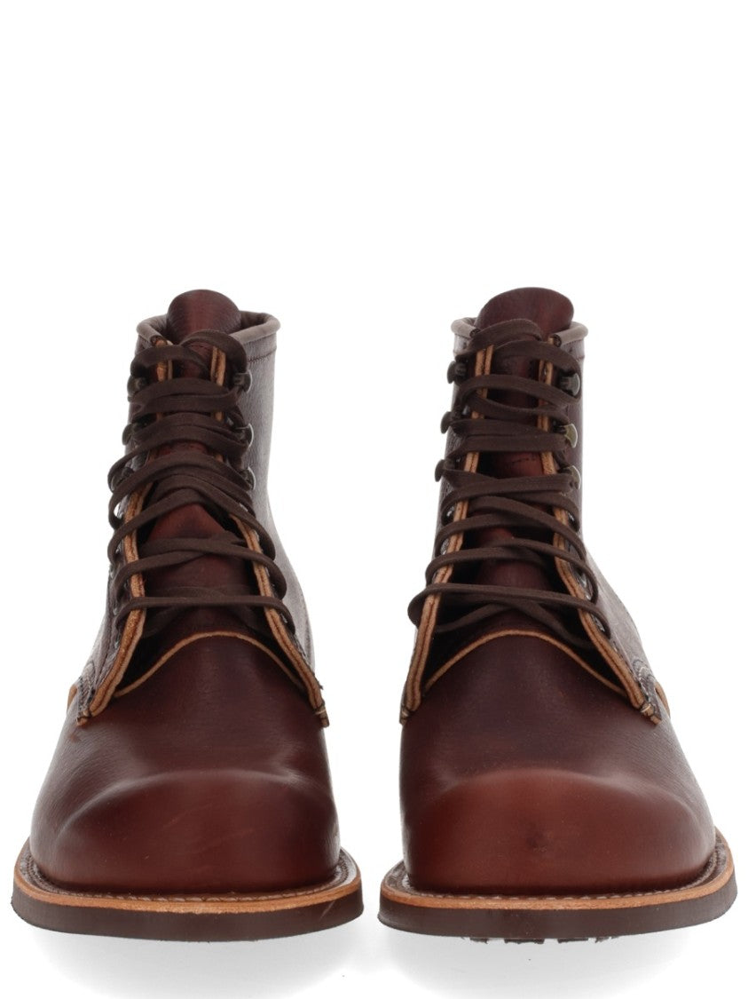 Red Wing Ankle-Height Boot In Briar Oil Slick Finish