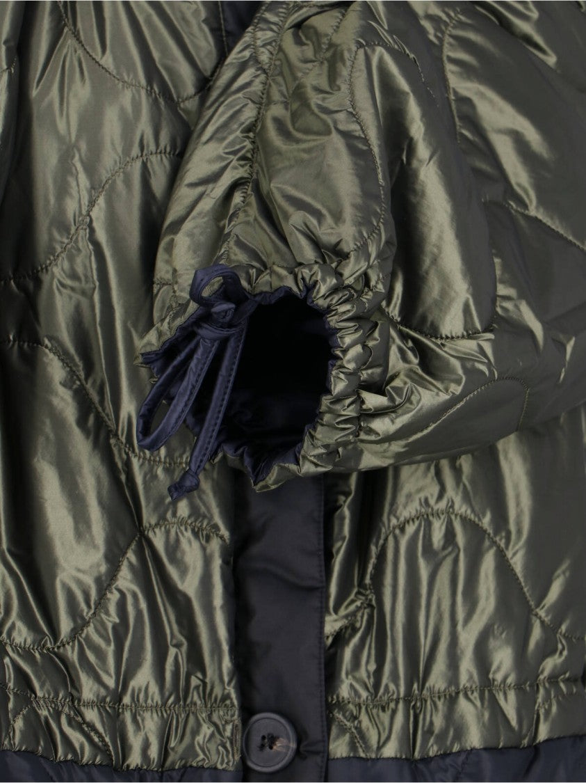 Marfa Stance Reversible "Parachute" Parka – Blue And Green