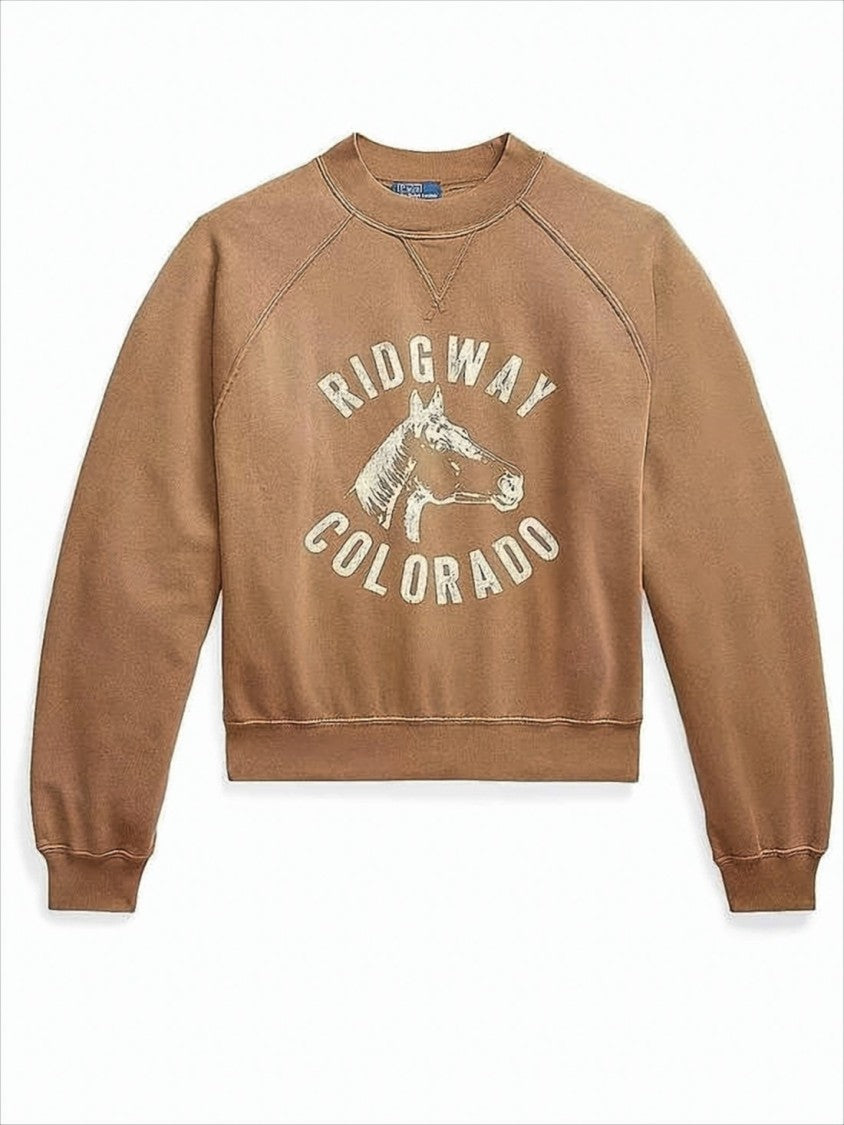 Polo Ralph Lauren Relaxed Fit Long-Sleeve Sweatshirt With Vintage Graphic