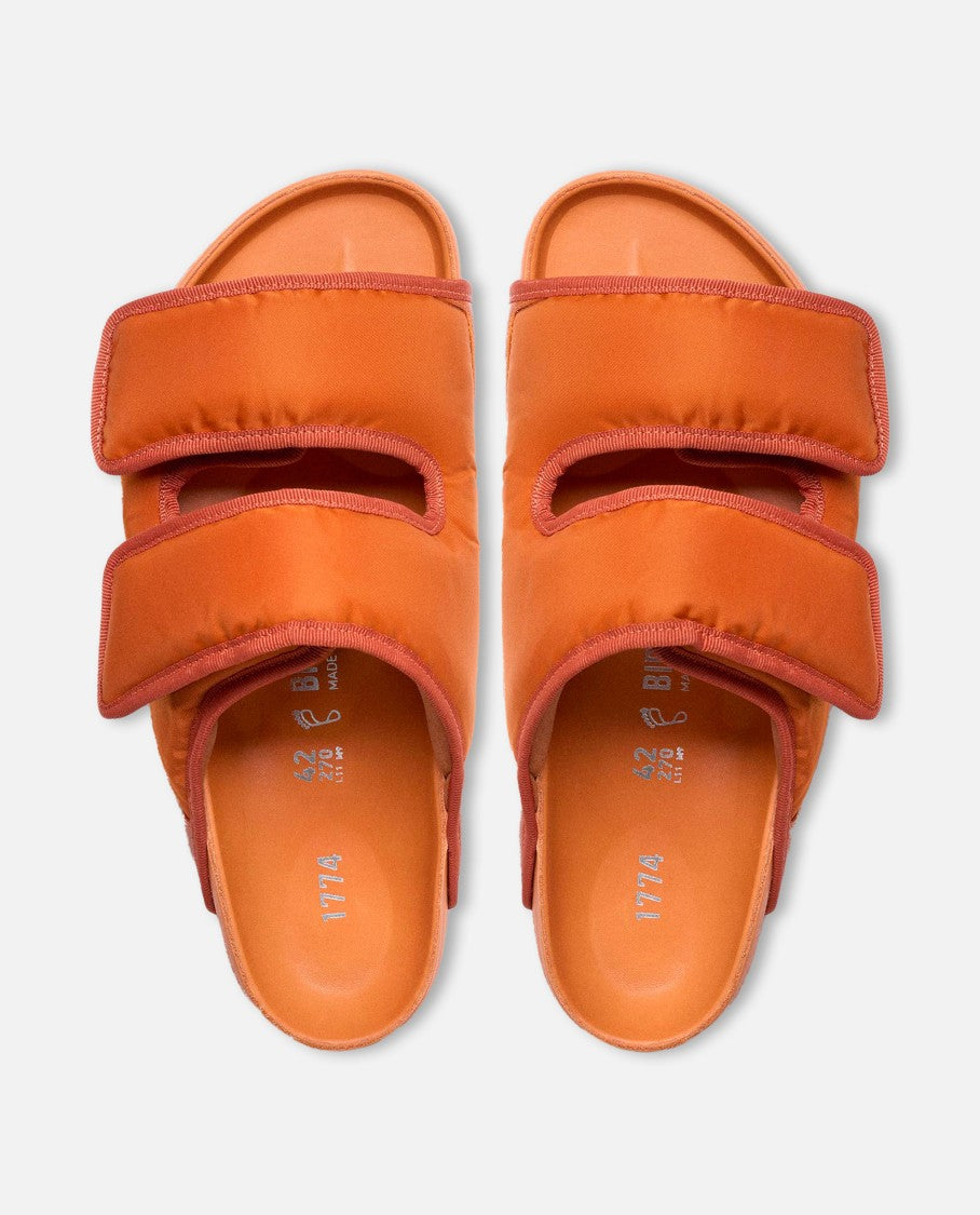 Birkenstock Double Adjustable Strap Open Sandal In Orange