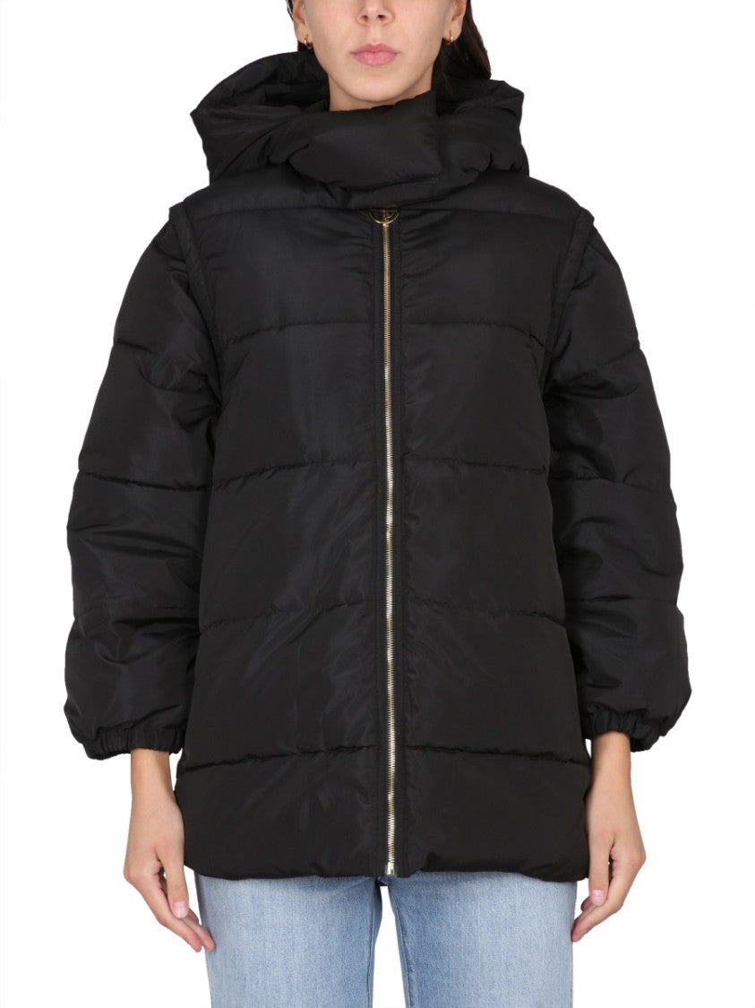 Patou Quilted Black Padded Parka