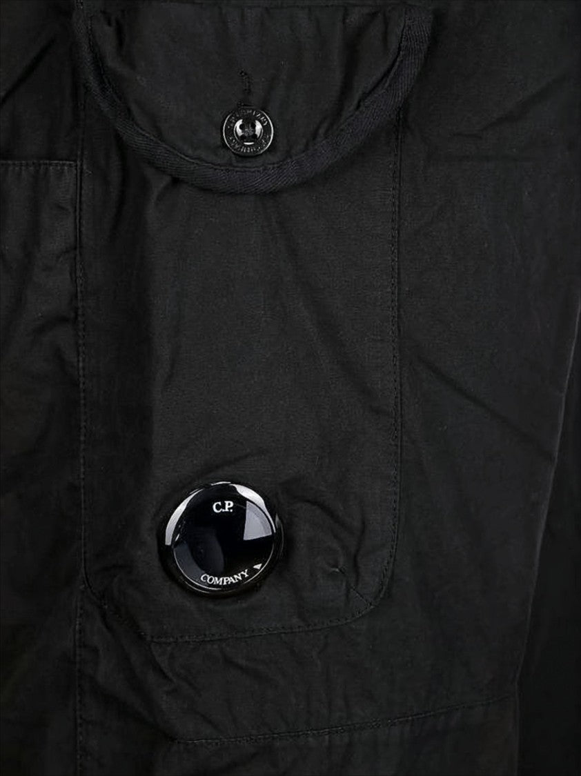 C.P. Company Mid-Rise Straight Pants With Unique Lens Detail