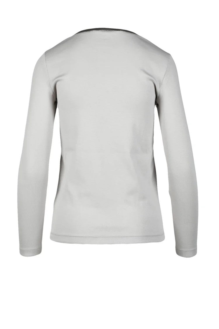 Fabiana Filippi Stretch T-Shirt - Grey